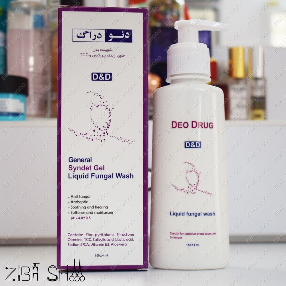 سافت واش ضد قارچ دئو دراگ حاوی زینک پیریتیون و TCC حجم 150 میلی لیتر