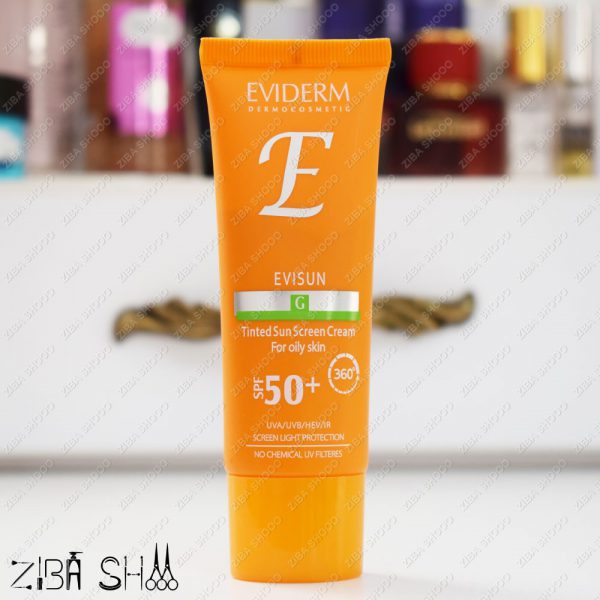 ضد آفتاب بژ متوسط اویدرم مناسب پوست چرب SPF50