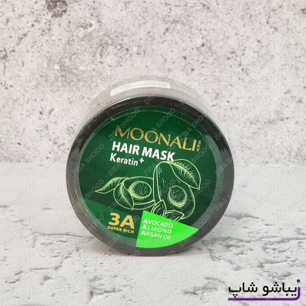ماسک مو با آبکشی مناسب موهای رنگ شده مونالی اسکای